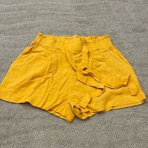 Yellow shorts